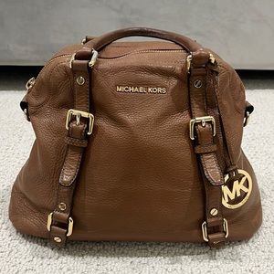 MICHAEL KORS | Brown Cognac Leather Purse